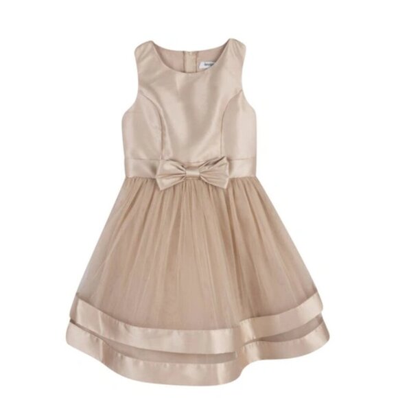 Speechless Girls Formal Dress Size 7 Champ Sleeveless Bow Waist Satin - Picture 1 of 8